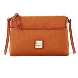 Dooney & Bourke Ginger Pebbled Grain Leather Crossbody